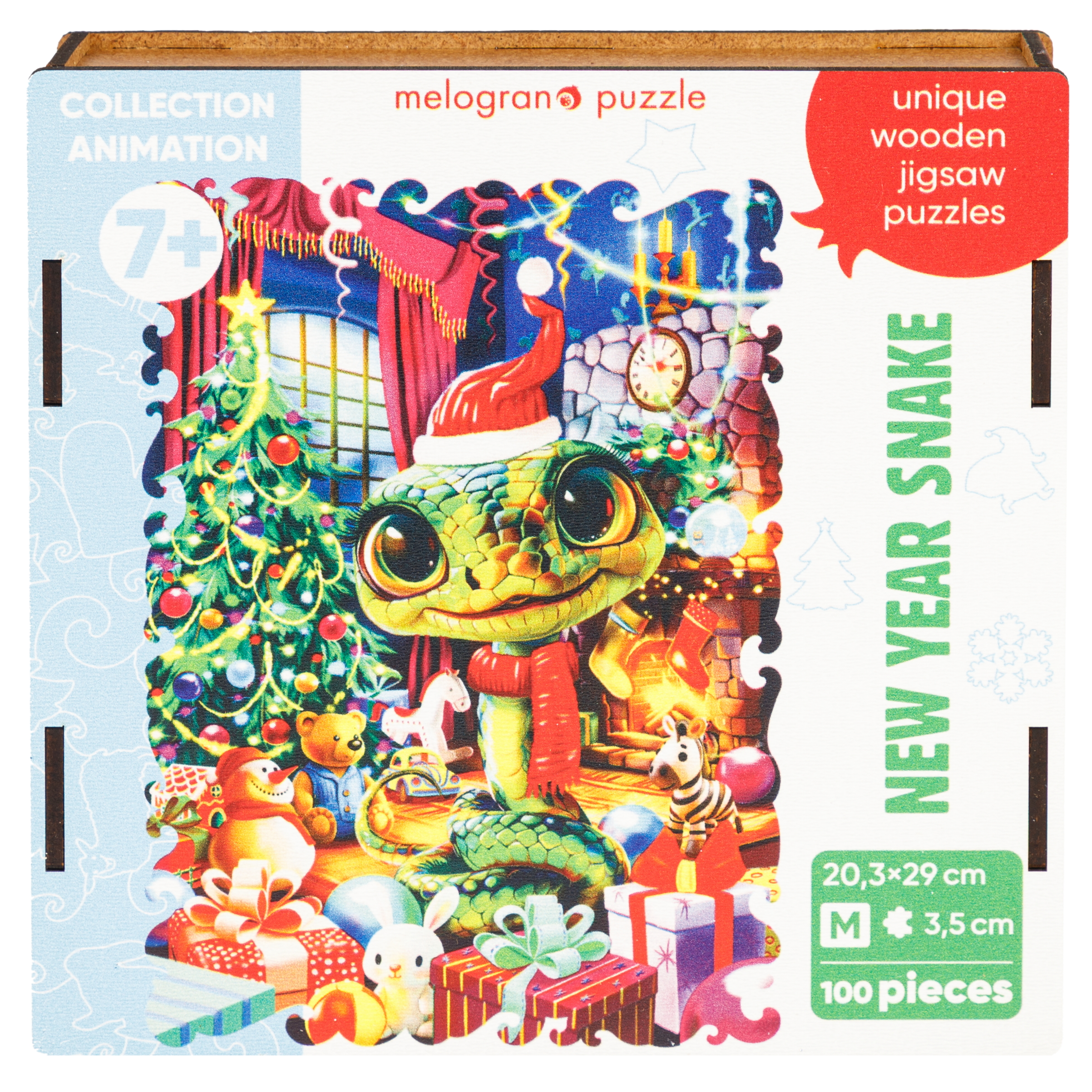 Пазл Melograno puzzle деревянный - фото 1