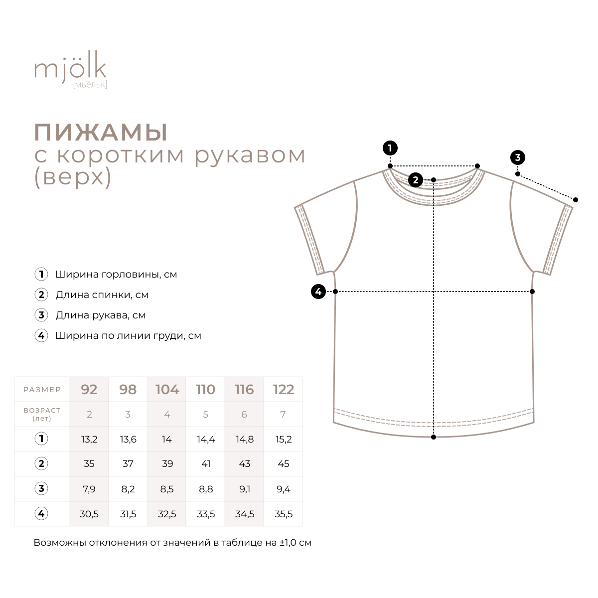 Пижама Mjolk 9592355 - фото 4