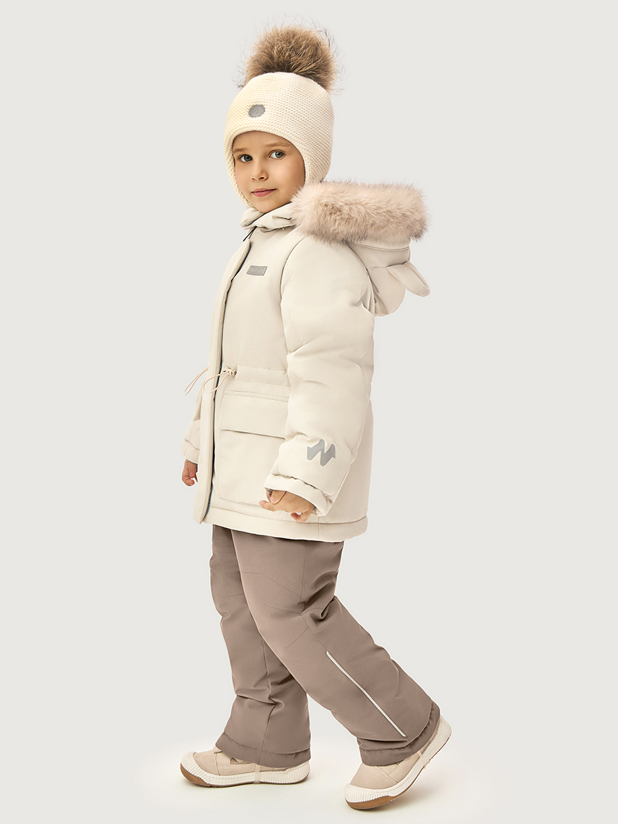 Костюм NIKASTYLE 7з3026 кешью/какао - фото 3