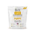 Корм для щенков Brit 1кг Care для всех пород с ягненком и рисом сухой