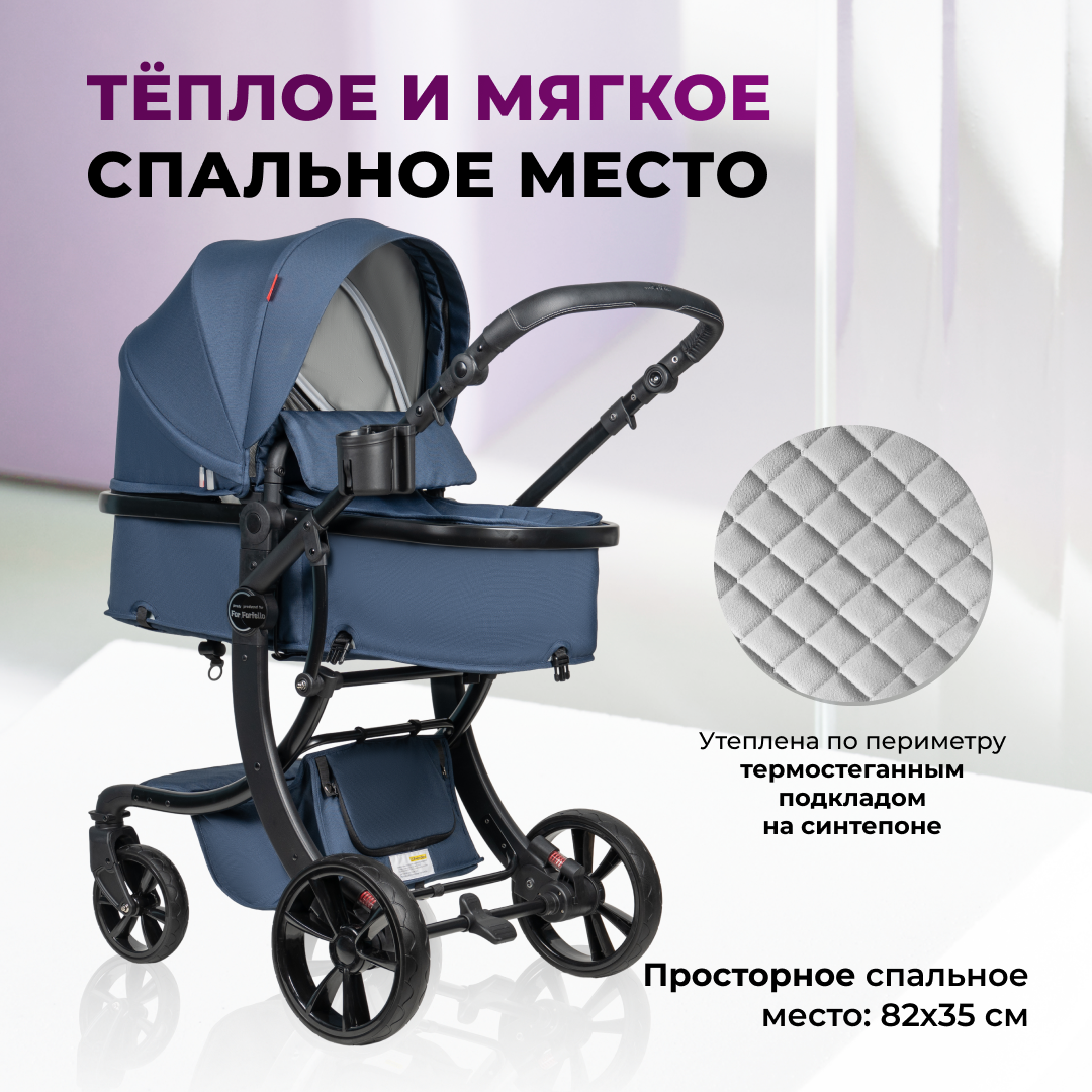 Коляска трансформер Aimile Original New Black - фото 2