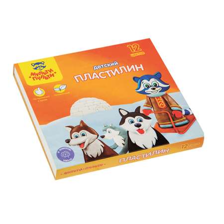 Пластилин Мульти Пульти 12 цв.