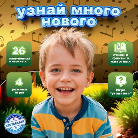 Игрушка Бестселлер развивающий центр Веселый зоопарк