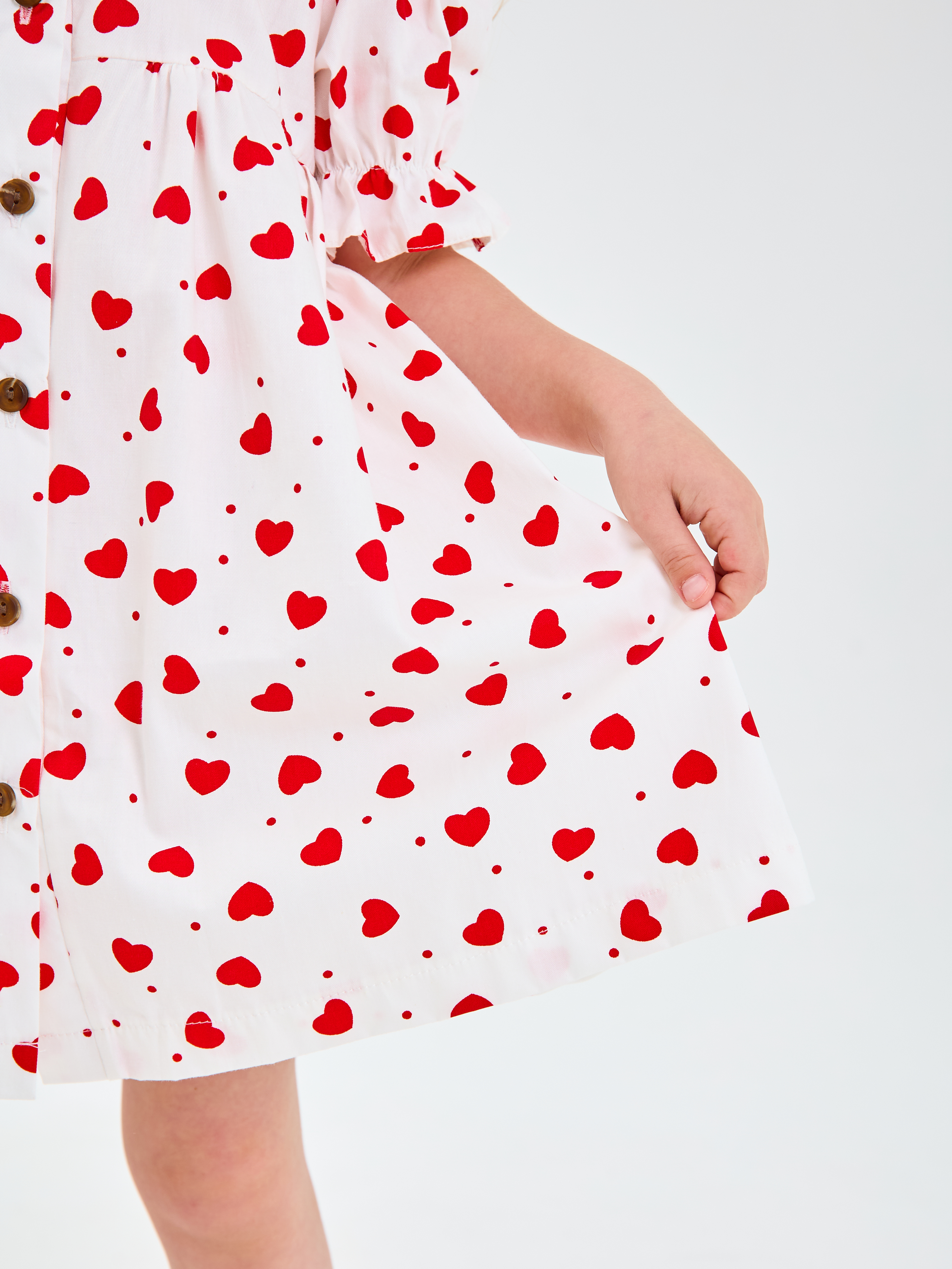 Платье Mil Art kids 1902201550DRESS-LETO-SERDECHKI-RED - фото 7