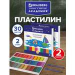 Пластилин Brauberg 30 цв.