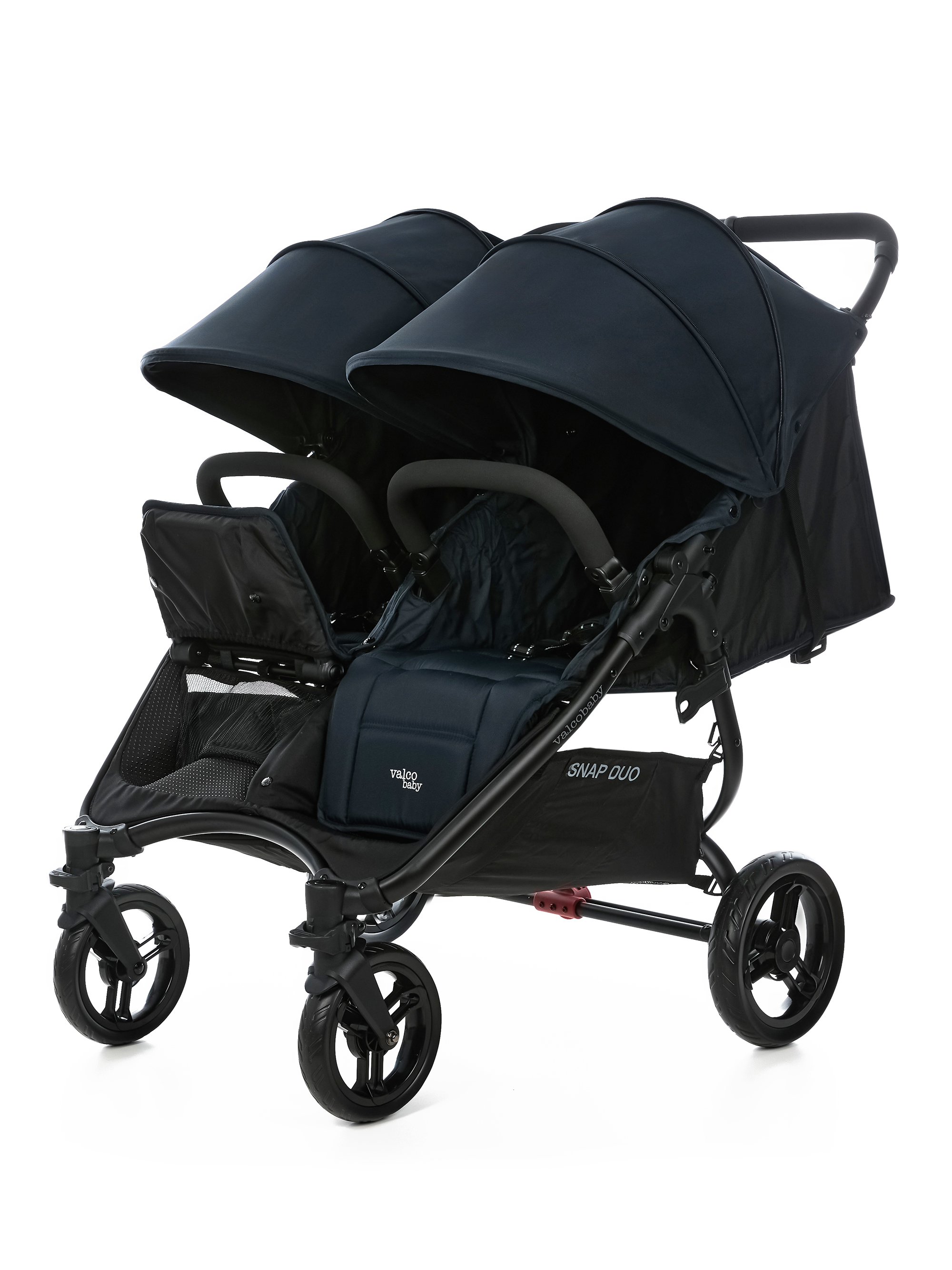 Коляска прогулочная для двойни Valco baby Snap Duo Flatt Matt синий - фото 10