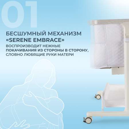 Колыбель с электронным укачиванием Nuovita Accanto quadro