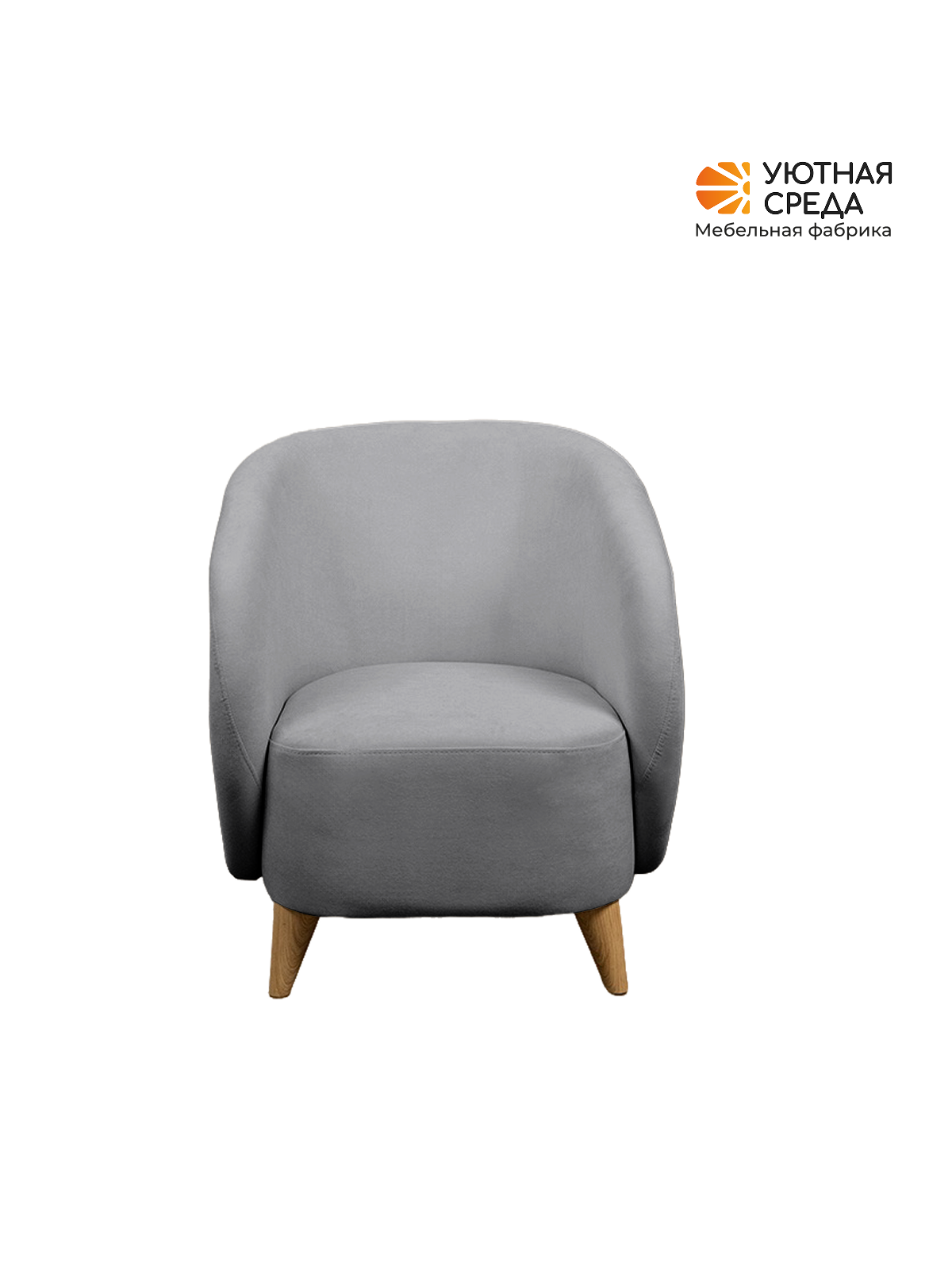 Кресло Уютная среда К300 серый - фото 14
