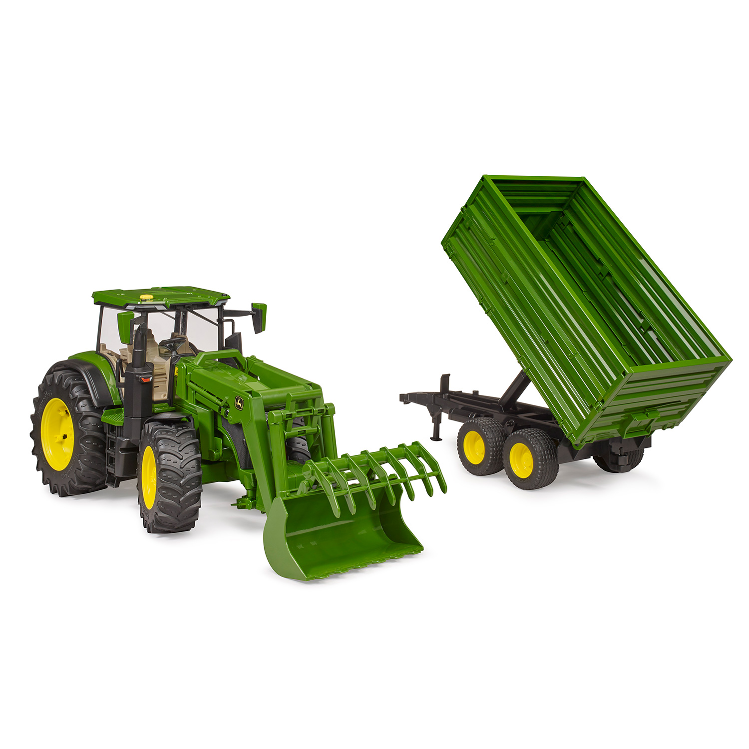 Трактор Bruder John Deere 03-155 - фото 4