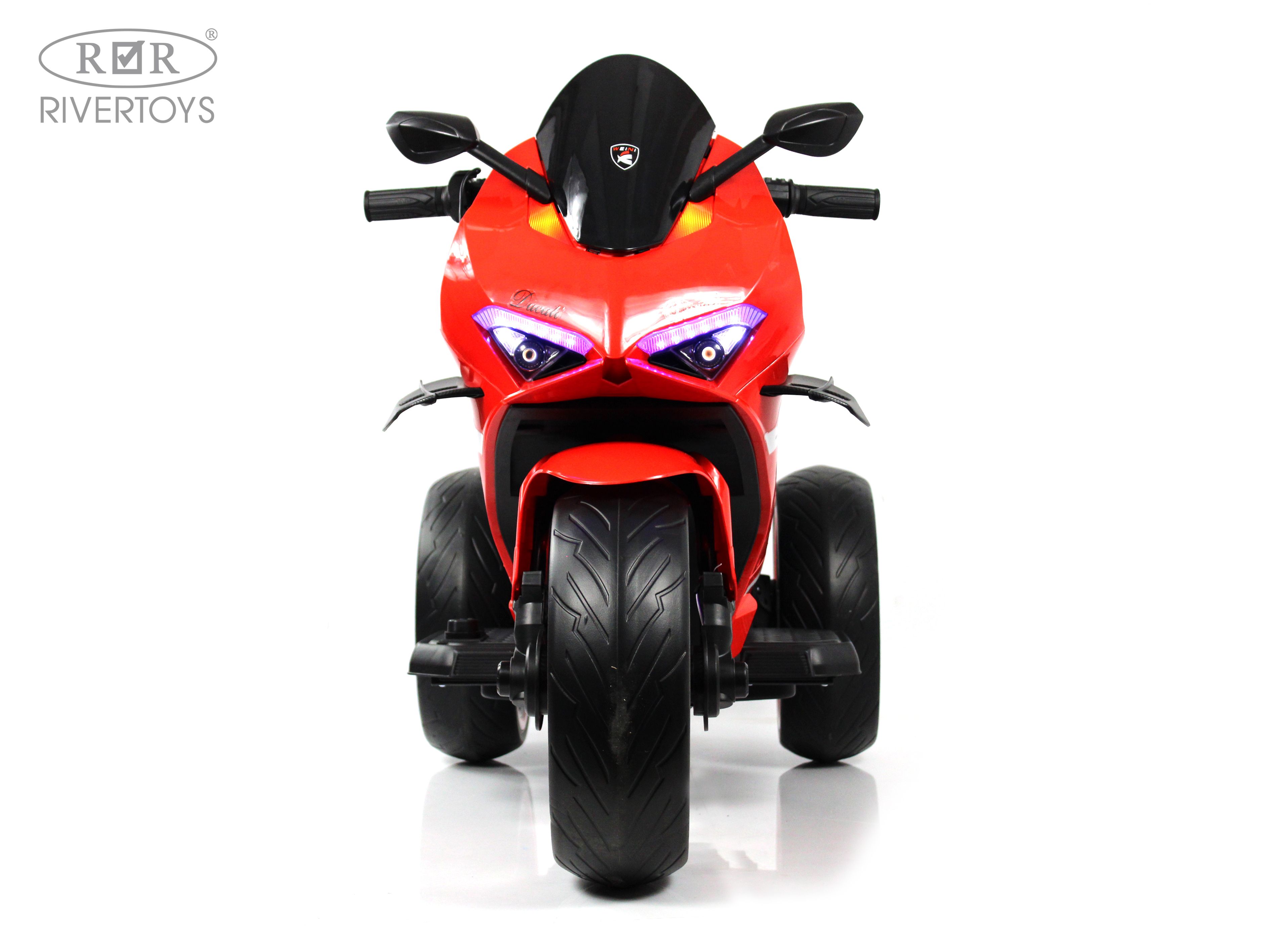 Электромотоцикл RIVERTOYS М777БХ-RED - фото 4