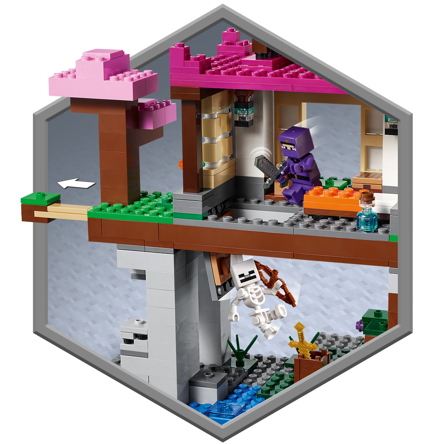 Конструктор LEGO Minecraft Площадка для тренировок - фото 7