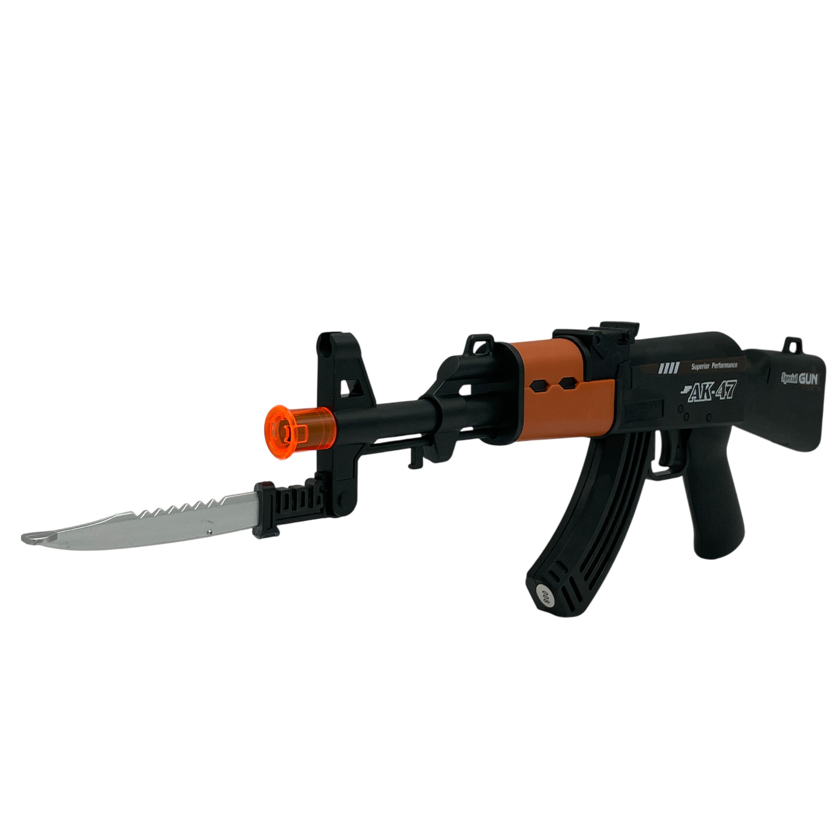 Автомат Zhorya АК47 со светом и звуком - фото 3