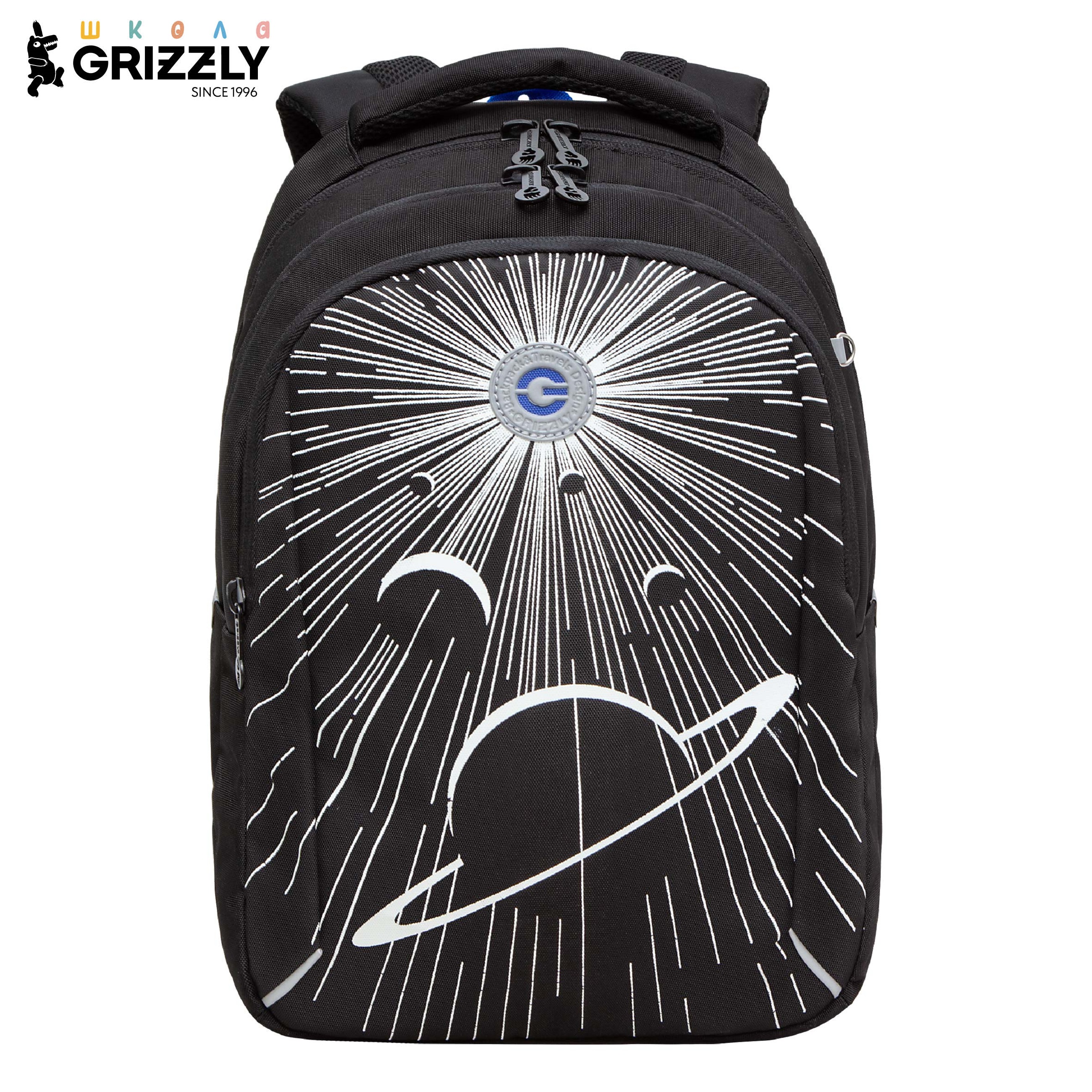 Рюкзак Grizzly для мальчика начальная школа - фото 1