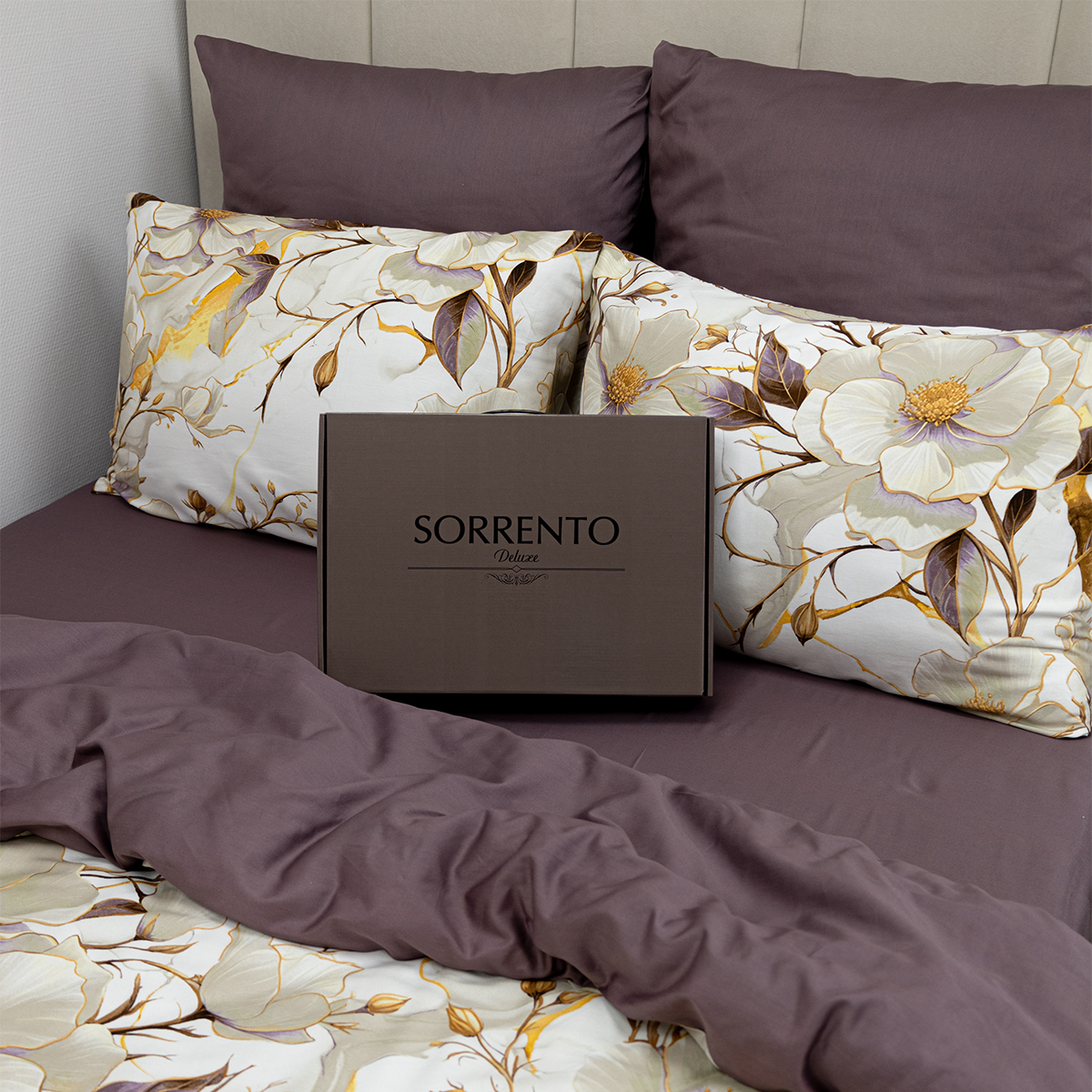 Комплект постельного белья SORRENTO DELUXE 2-спальный макси 4 наволочки Витиано - фото 10