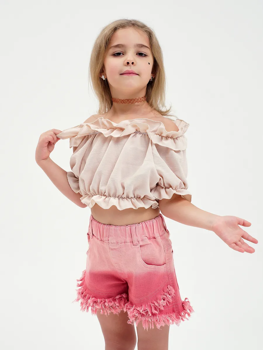 Топ RuStyle Топ-рюшк-однот-беж - фото 2