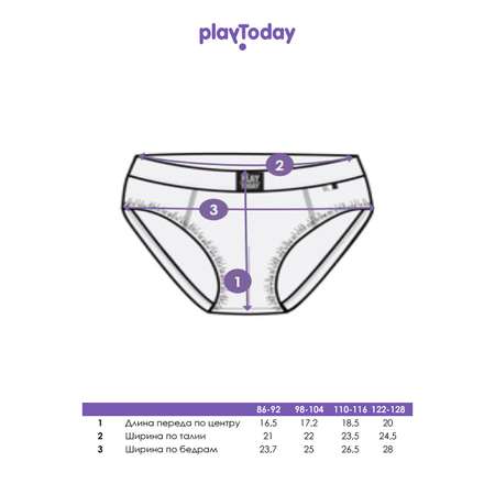 Трусы-слипы 2 шт PlayToday