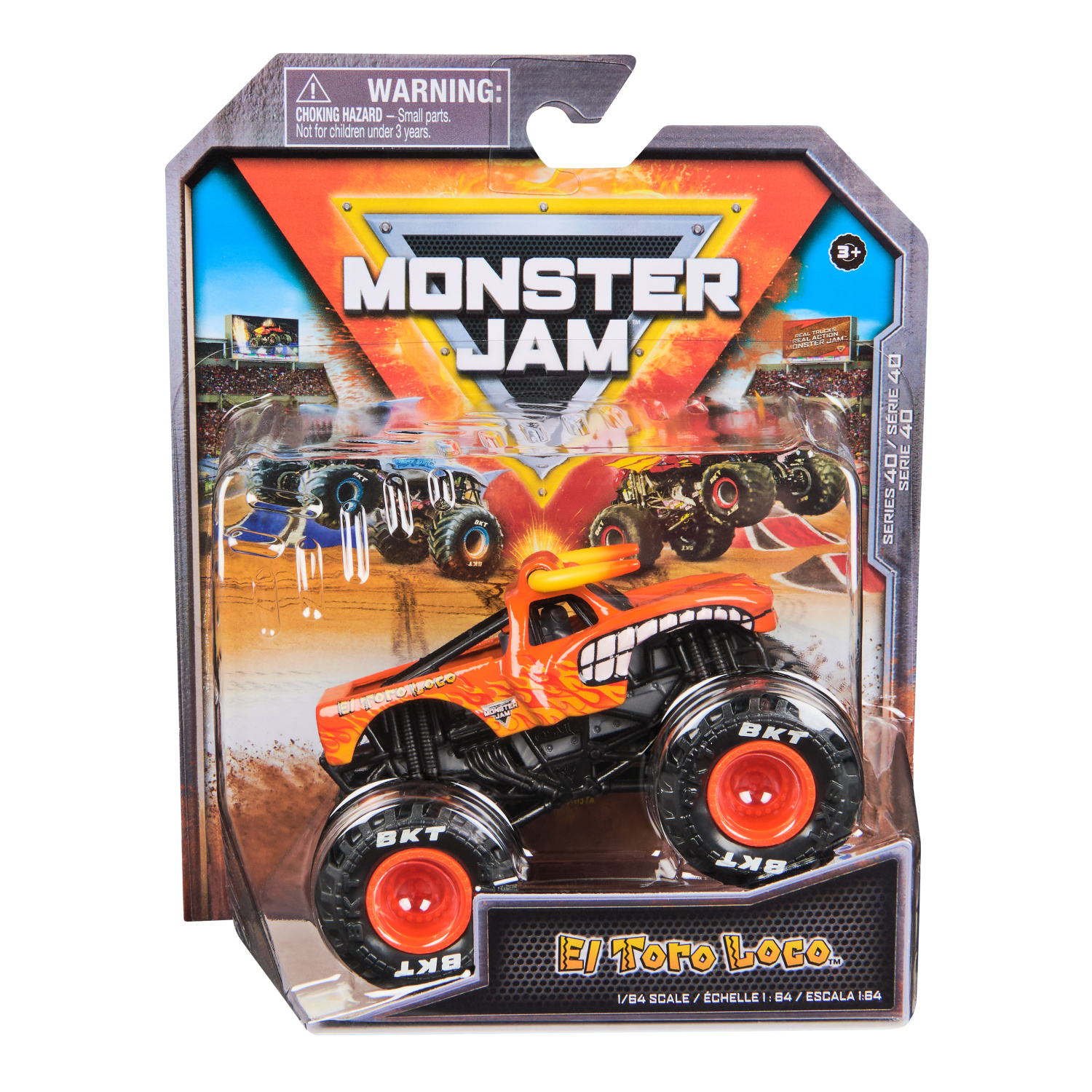 Монстр-трак Monster Jam Toro Loco 1:64 65985 - фото 3