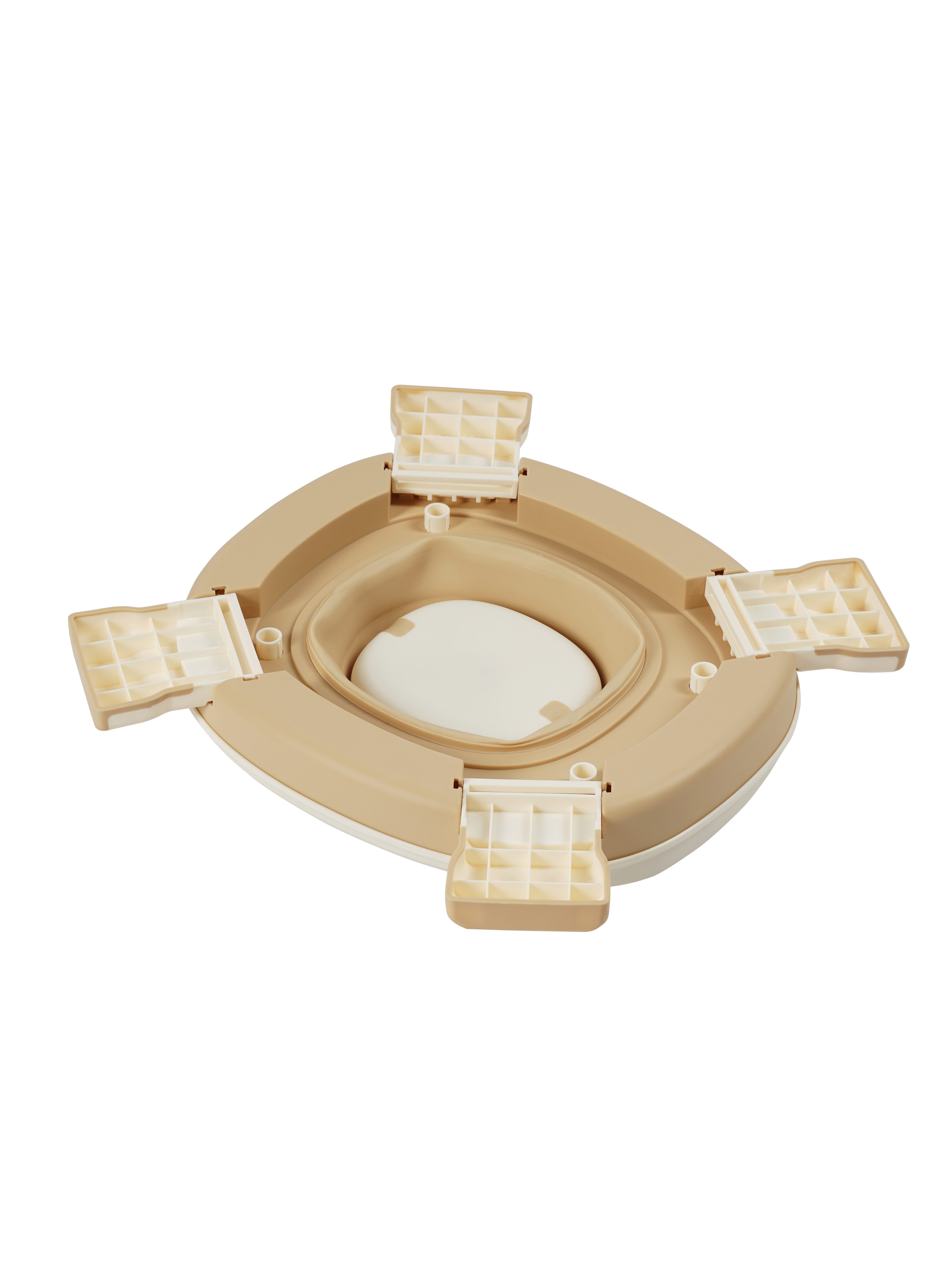 Горшок, накладка на унитаз, пакет BabyRox Smart Дорожный бежевый - фото 4