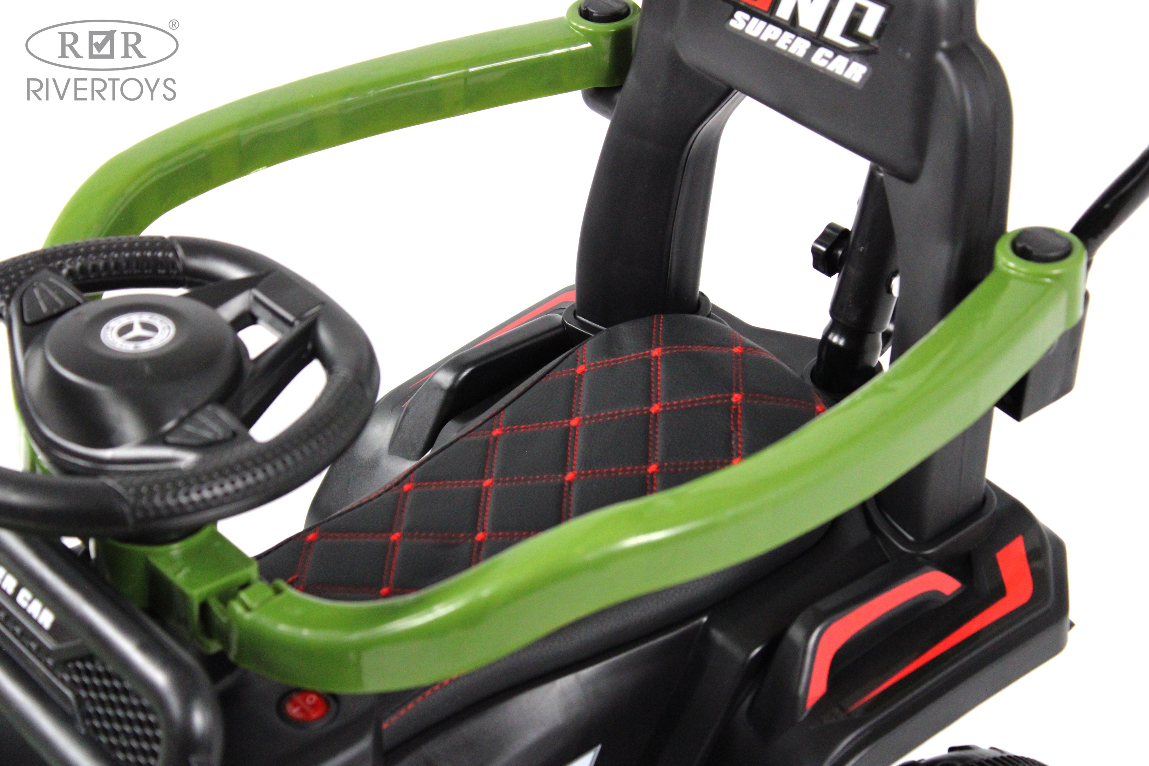 Электромобиль RIVERTOYS G005GG-GREEN С пультом ДУ - фото 10