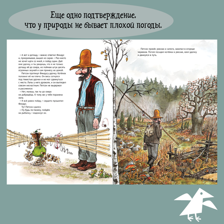 Книга ALBUS CORVUS Петсон грустит