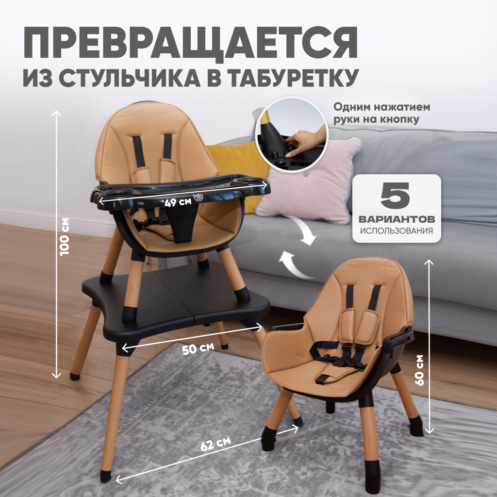 Стульчик для кормления Solmax трансформер - фото 5