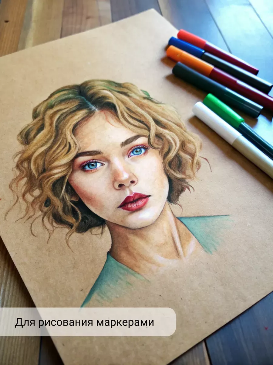 Крафтовая бумага AXLER для графики 100 лист. - фото 4