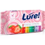 Влажные салфетки LURE антибактериальные 60 шт.