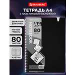 Общая тетрадь Brauberg клетка 80 лист.