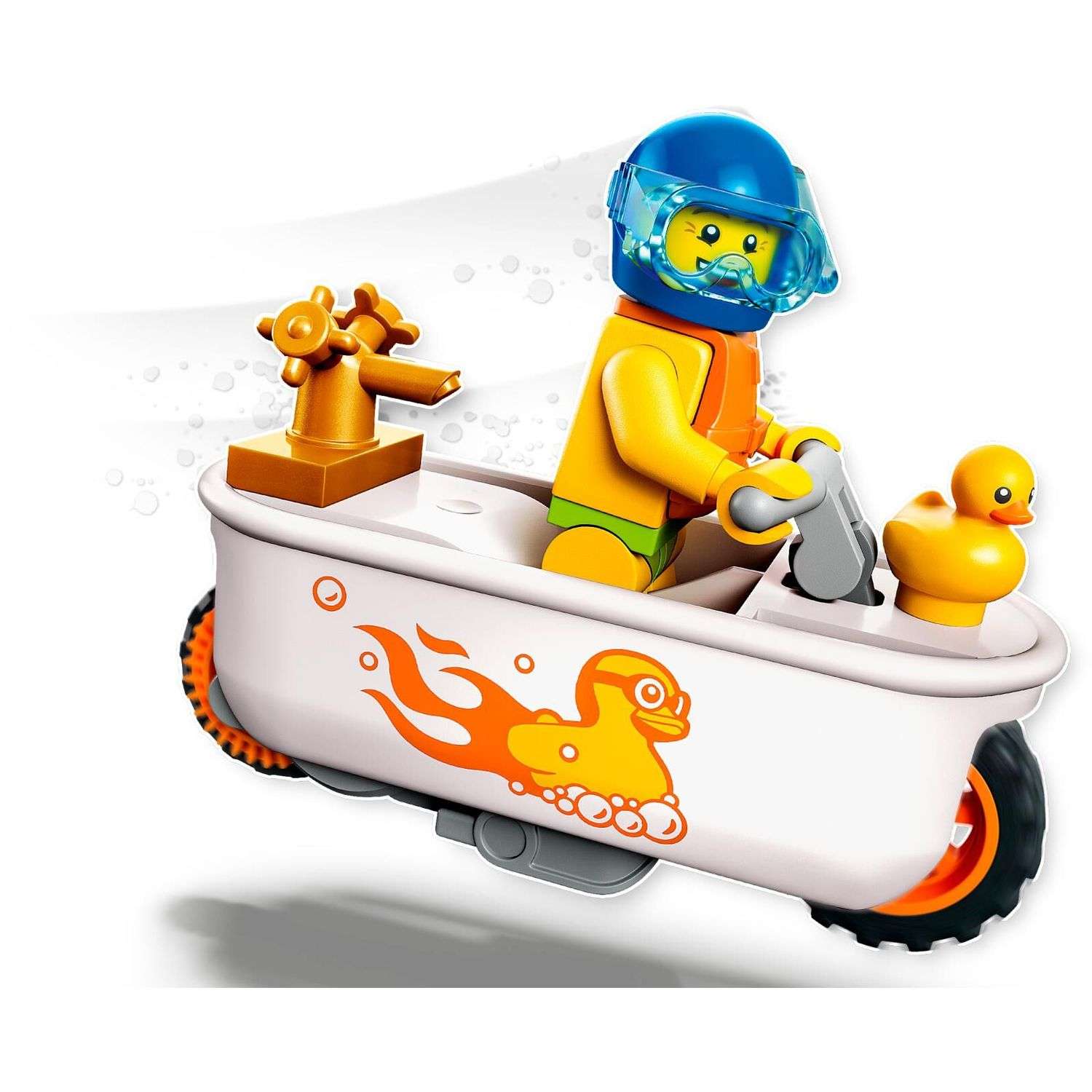 Конструктор LEGO City Bathtub Stunt Bike 14 дет. - фото 3