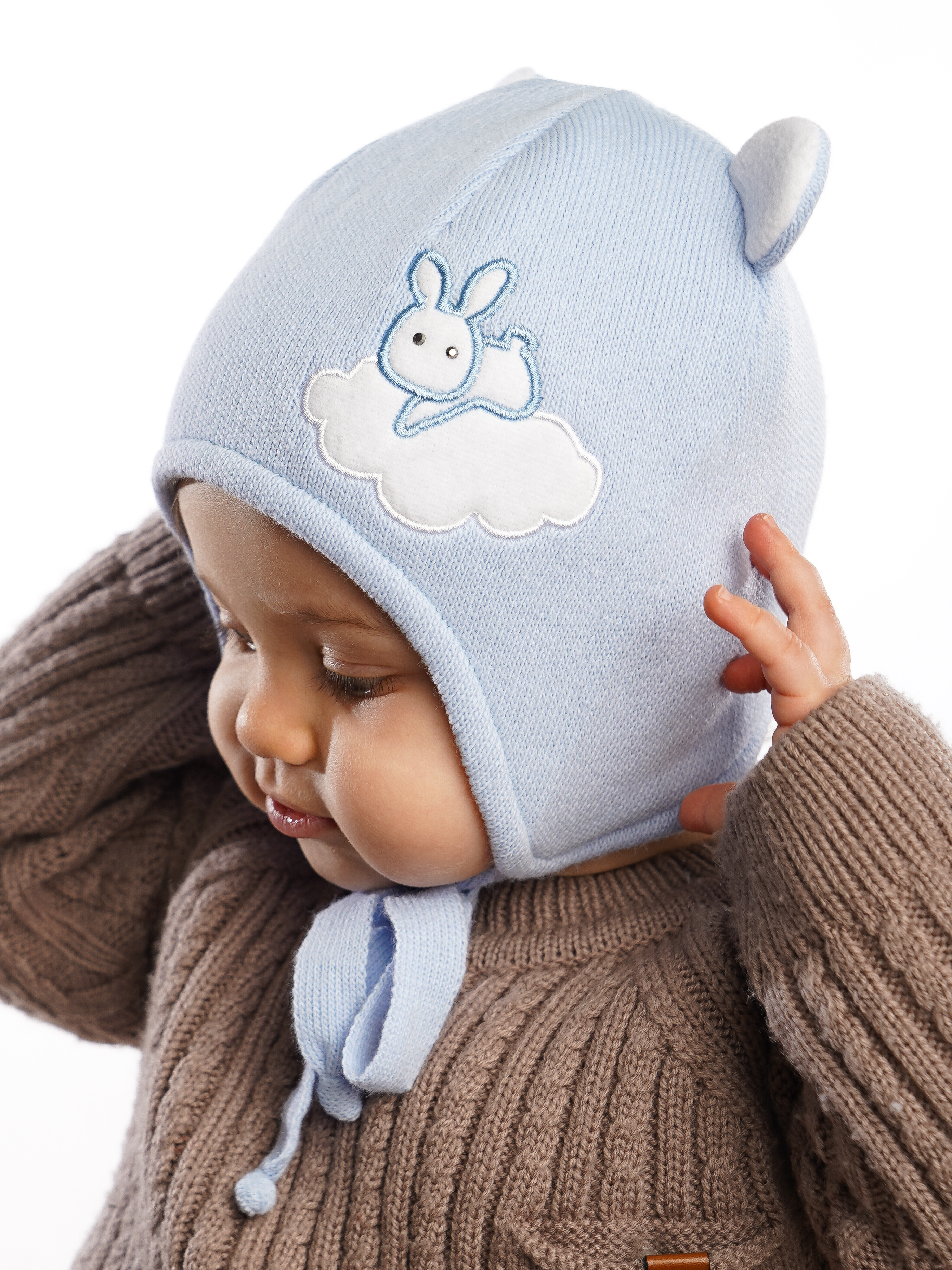 Шапка ПриКиндер D1-1927 Цвет: Голубой - фото 10