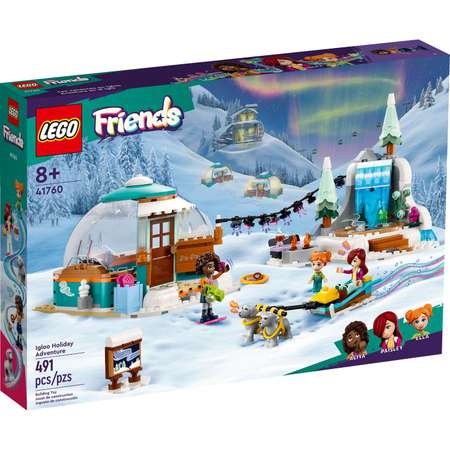 Конструктор LEGO Friends Igloo Holiday Adventure блочный