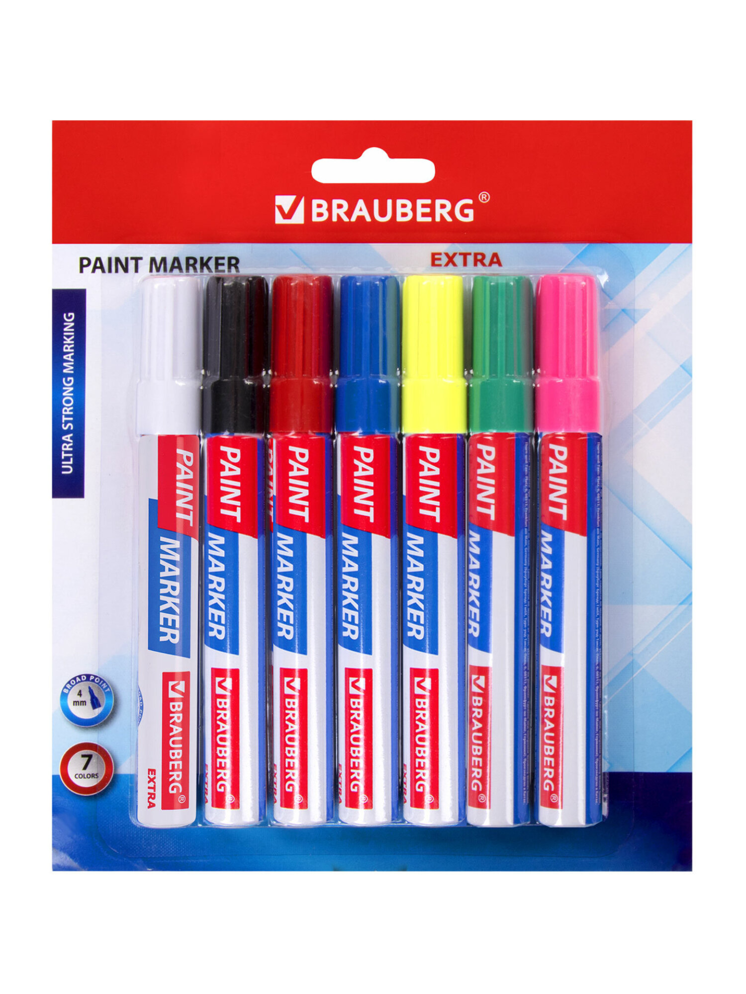 Маркеры Brauberg 7 шт. - фото 12