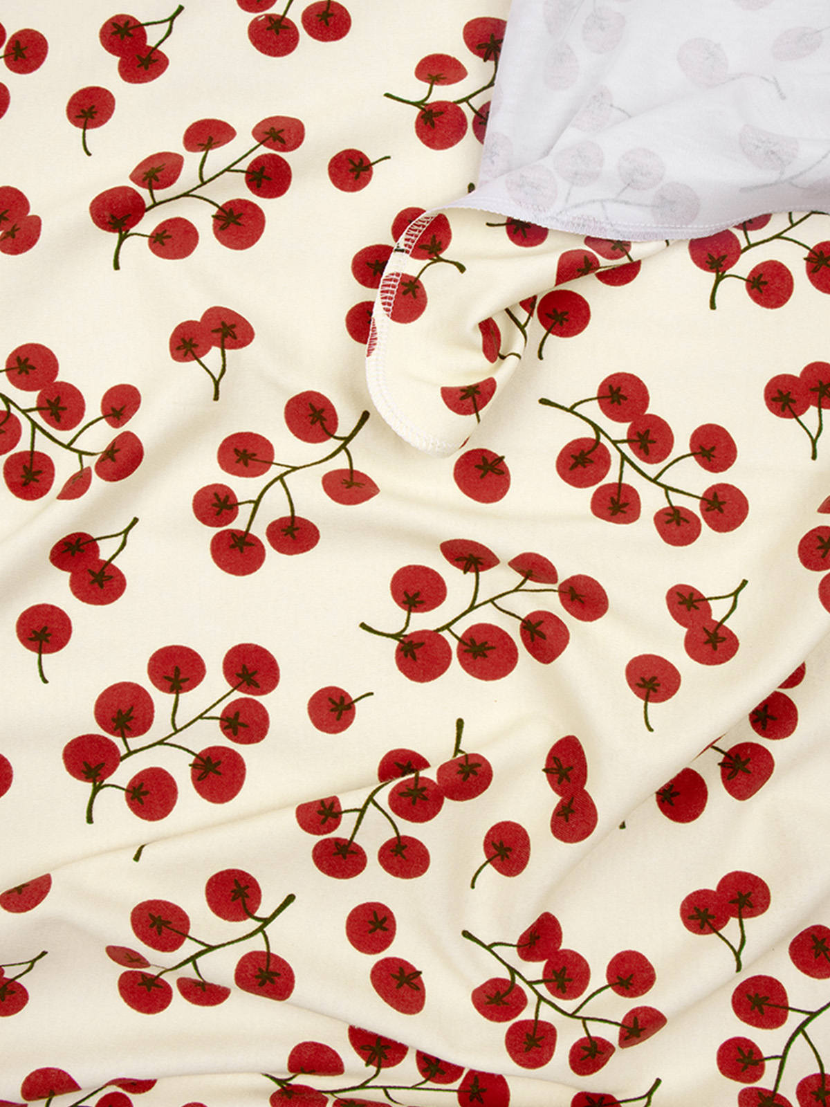 Пелёнка Mjolk Cherry Tomatoes/Ночное небо трикотаж 85х120 см 2 шт. - фото 3