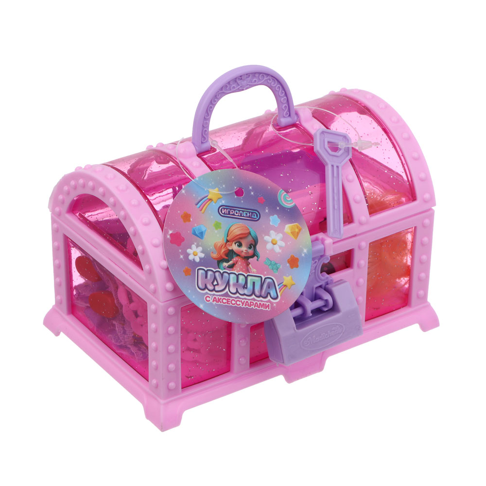 Кукла мини Игроленд с аксессуарами в сундучке высота 10 см 267-885 - фото 2