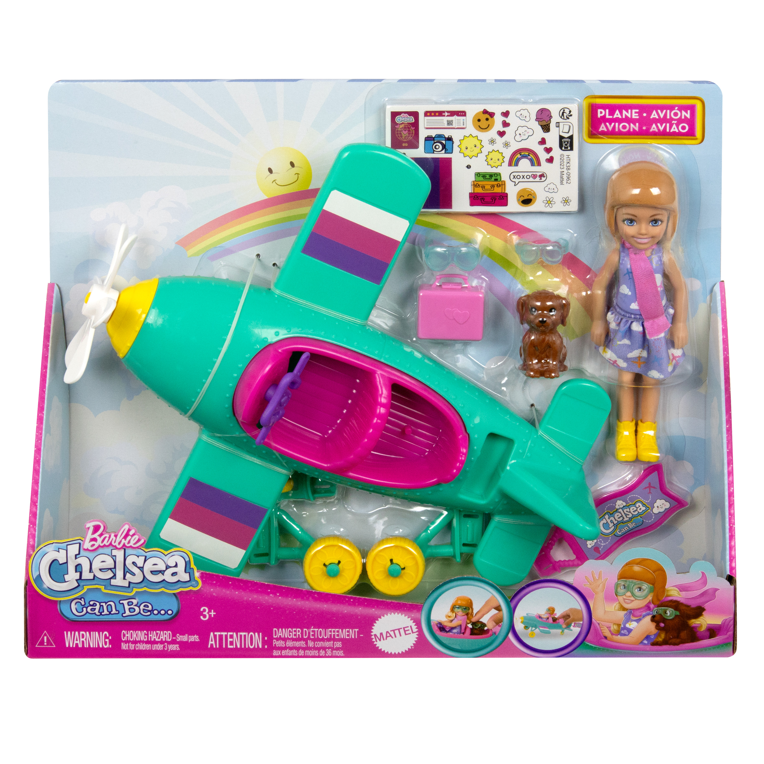 Кукла классическая Barbie Мини-самолет Челси HTK38 HTK38 - фото 2