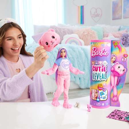Кукла модельная Barbie Cutie Reveal Мишка