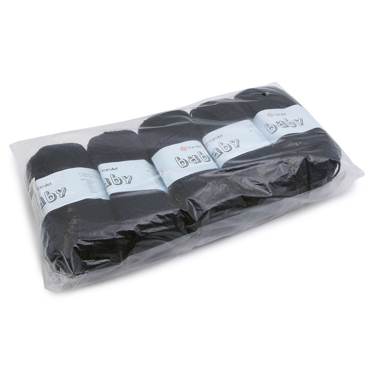Пряжа для вязания YarnArt Baby 50 гр 150 м акрил мягкая детская 5 мотков 583 т.синий - фото 8
