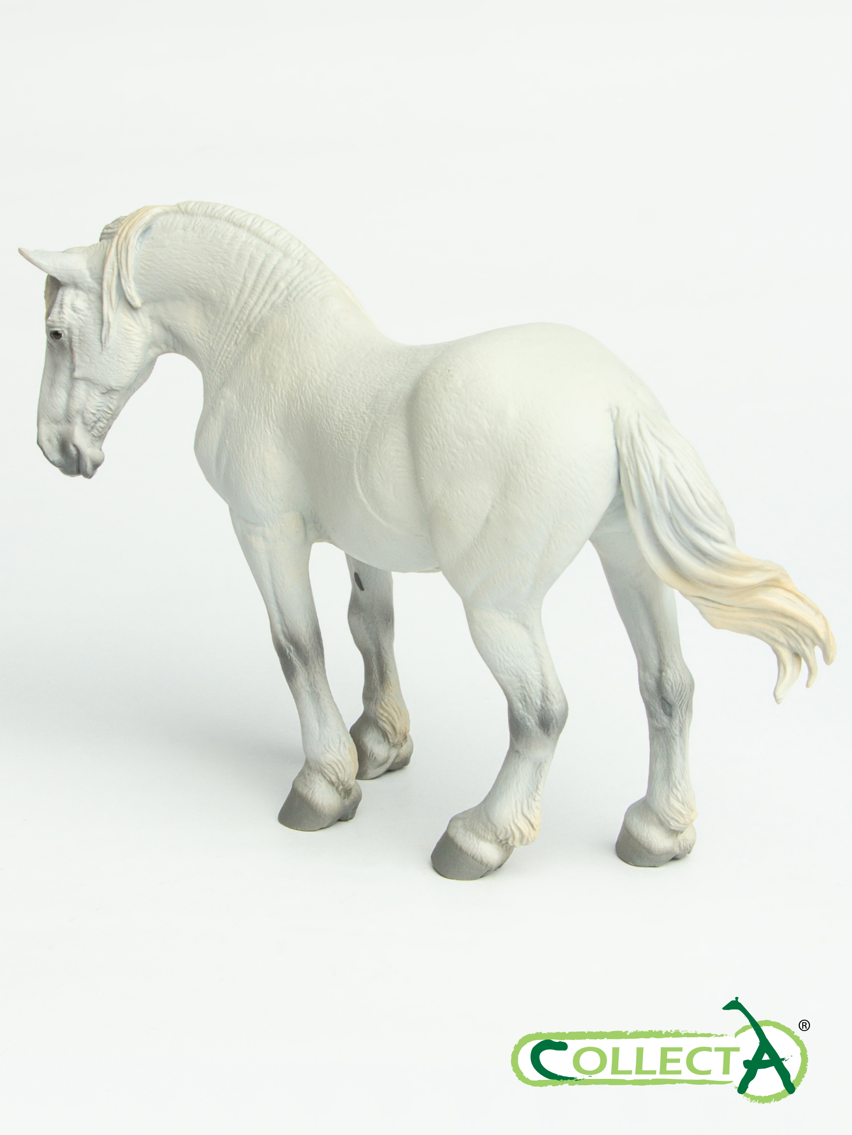 Фигурка Collecta Кобыла Першерон серая - фото 8
