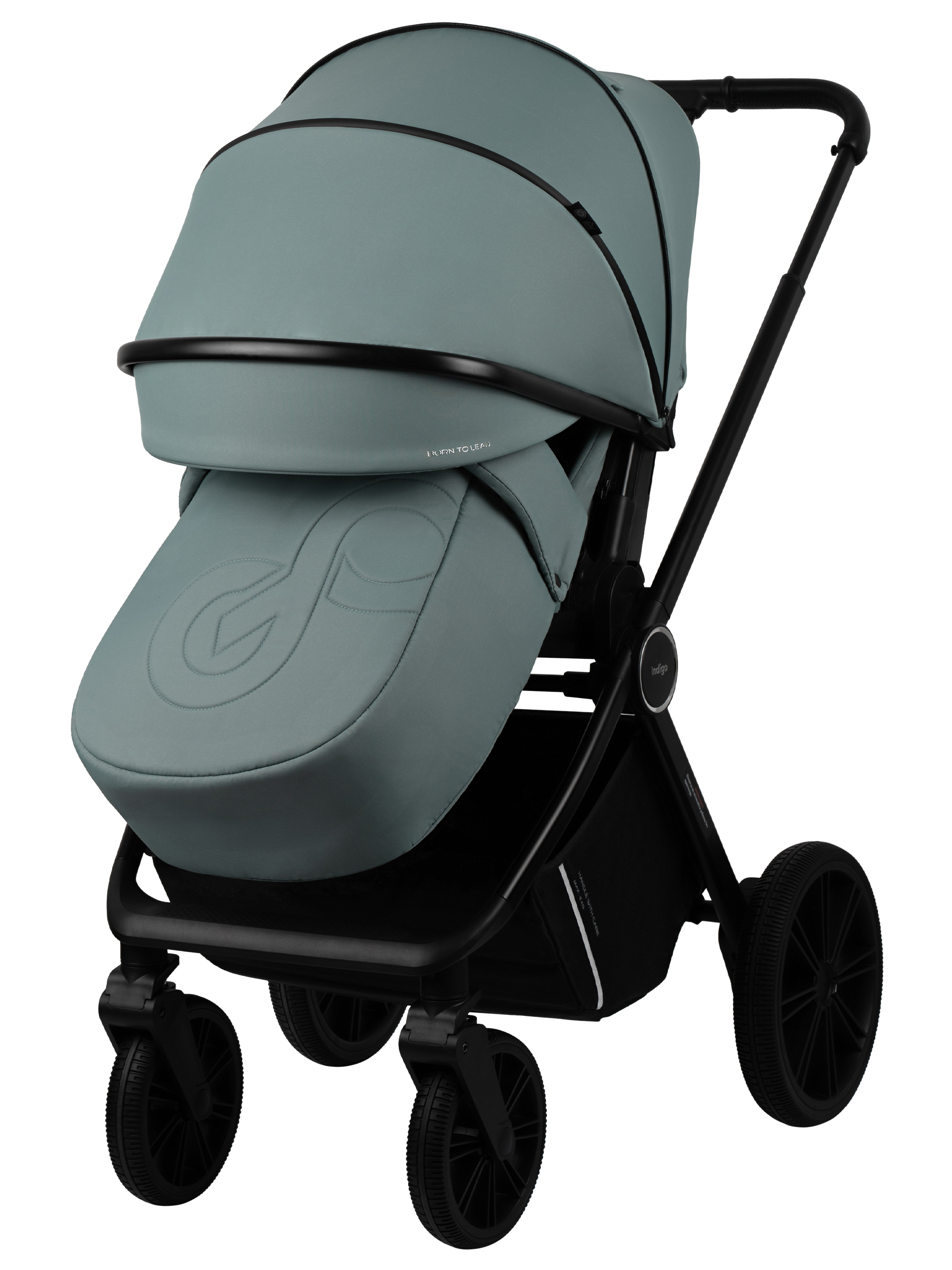Коляска 3в1 Indigo Sting зеленый - фото 11