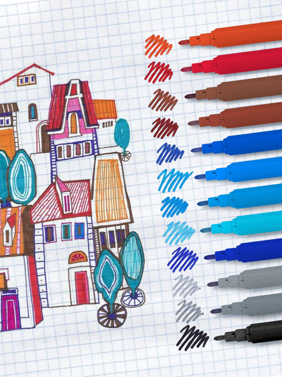 Фломастеры Brauberg 36 цв. - фото 4