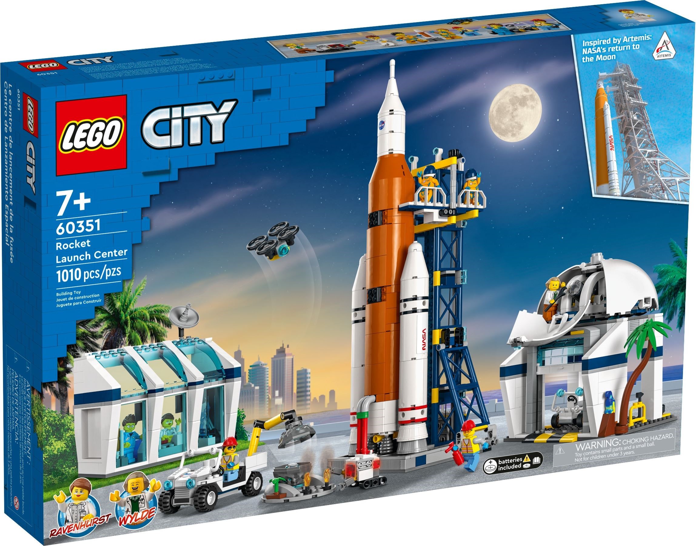 Изображение товара LEGO City Космодром 60351 Конструктор для детей захватывающая космическая игра Изображение товара LEGO City Космодром 60351 Конструктор для детей захватывающая космическая игра