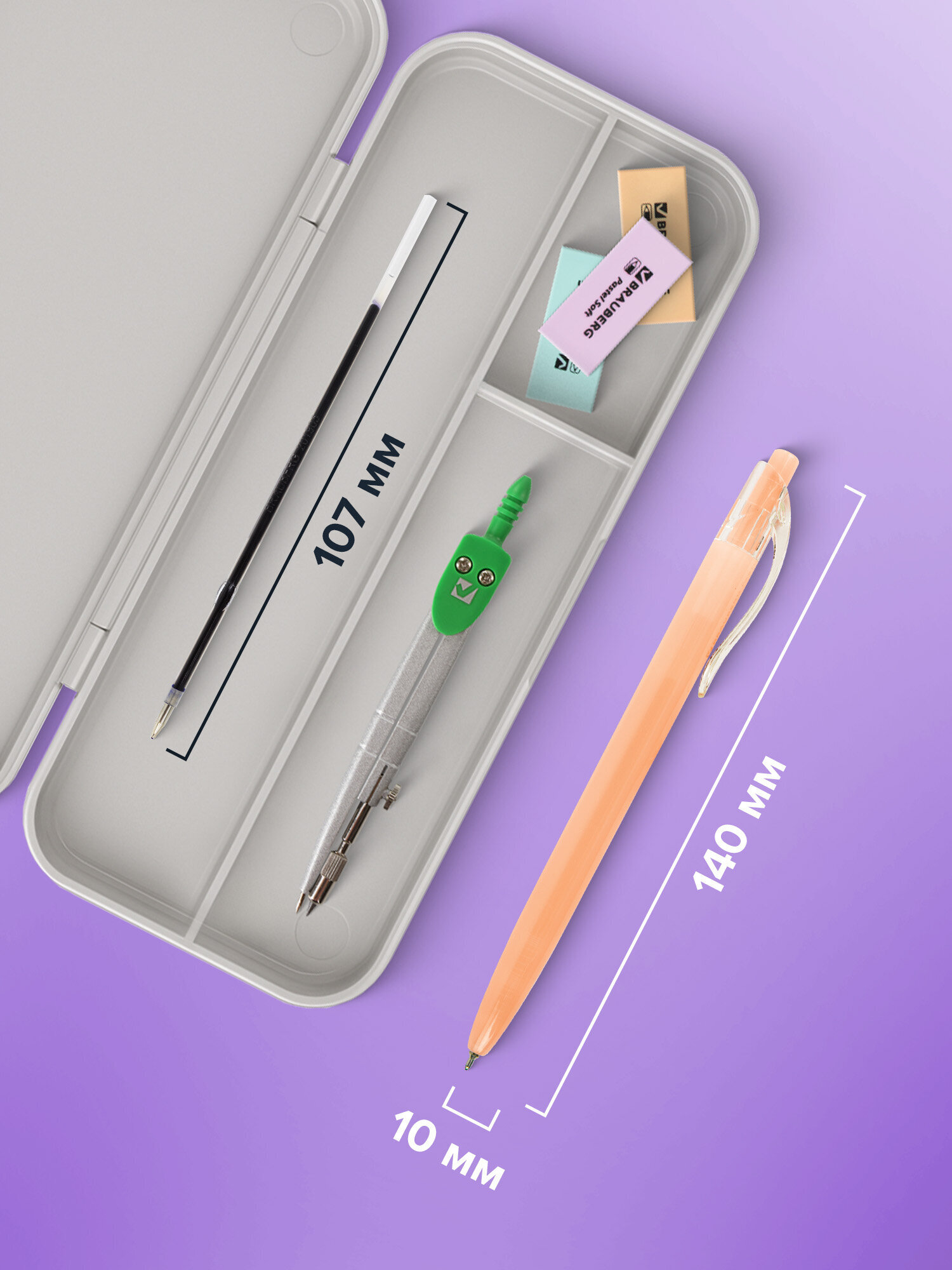 Ручка шариковая Brauberg 5 шт. - фото 3