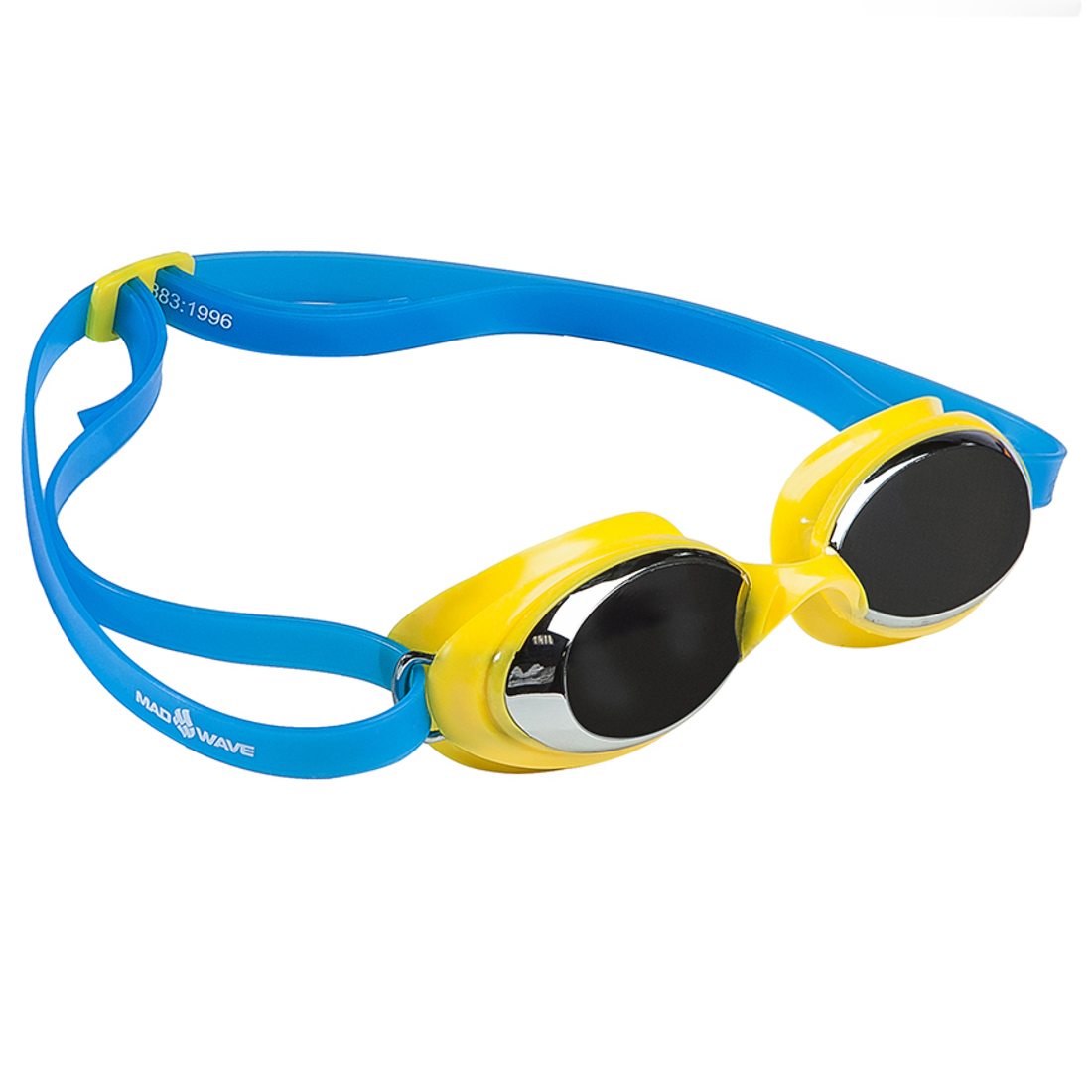 Очки для плавания Mad Wave Spin mirror M0430 06 0 06W Желтый - фото 2