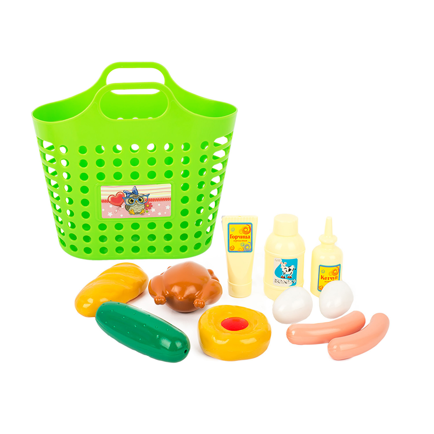 Игровой набор СТРОМ продукты, тележки и корзинки - фото 9