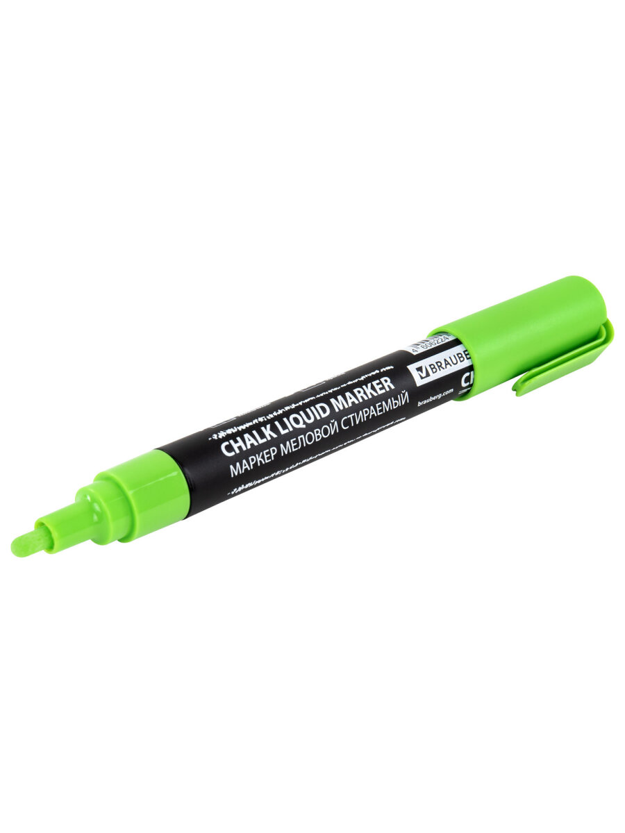 Маркеры Brauberg меловые 1 шт. - фото 7