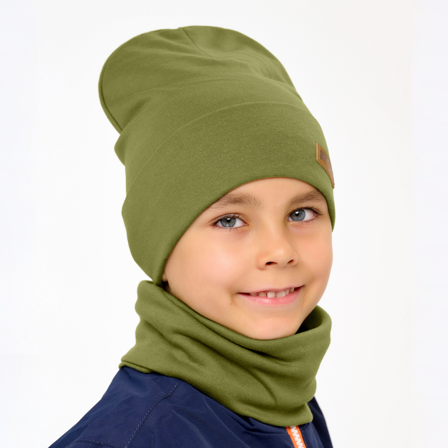 Шапка и снуд KUBRIO KU-H-38-SPRotvB-olive - фото 5