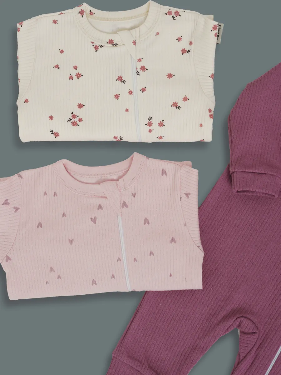 Комбинезон 3 шт Супер Пупс нбр/3пр/кмбнмол/сердцалюбви - фото 16