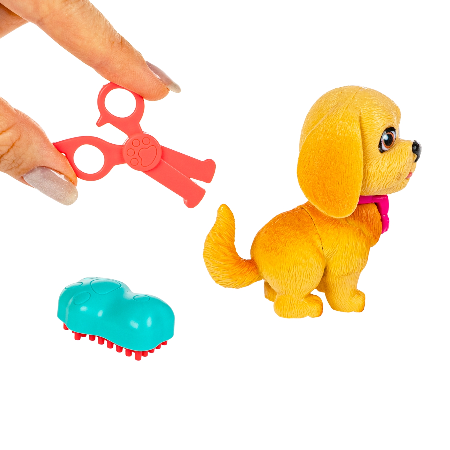 Игровой набор Bondibon Лапа Дружбы Щенок розовый бант - фото 5