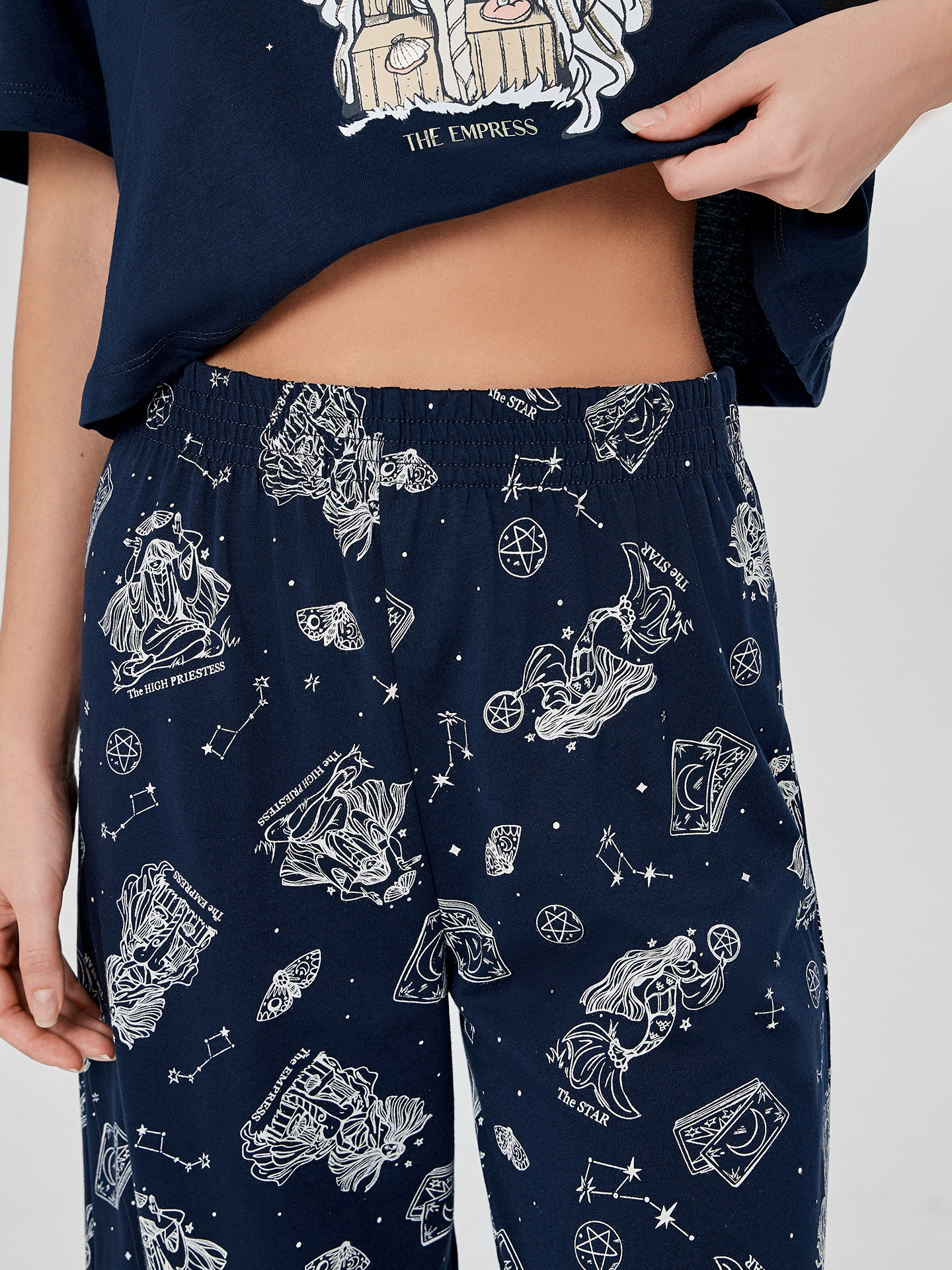 Пижама Mark Formelle (Марк Формэль) 592444/т.синий +таро на синем - фото 9