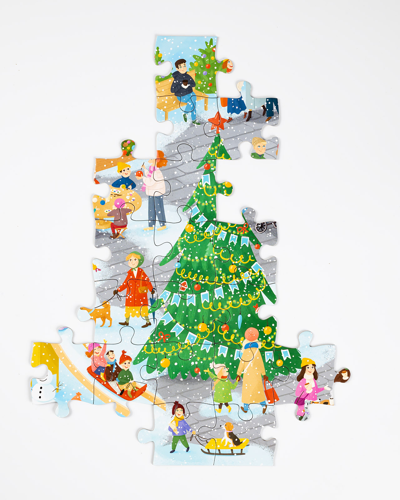 Пазл Харди Гарди Новогодняя ярмарка классический - фото 4